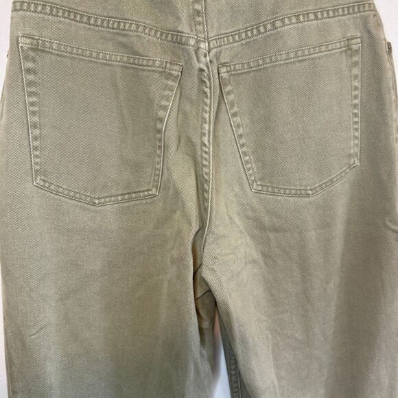 Lauren Ralph Lauren Pants Womens Tan Khaki Denim Mom Jeans Minimal Modern Size 6 - Picture 11 of 11